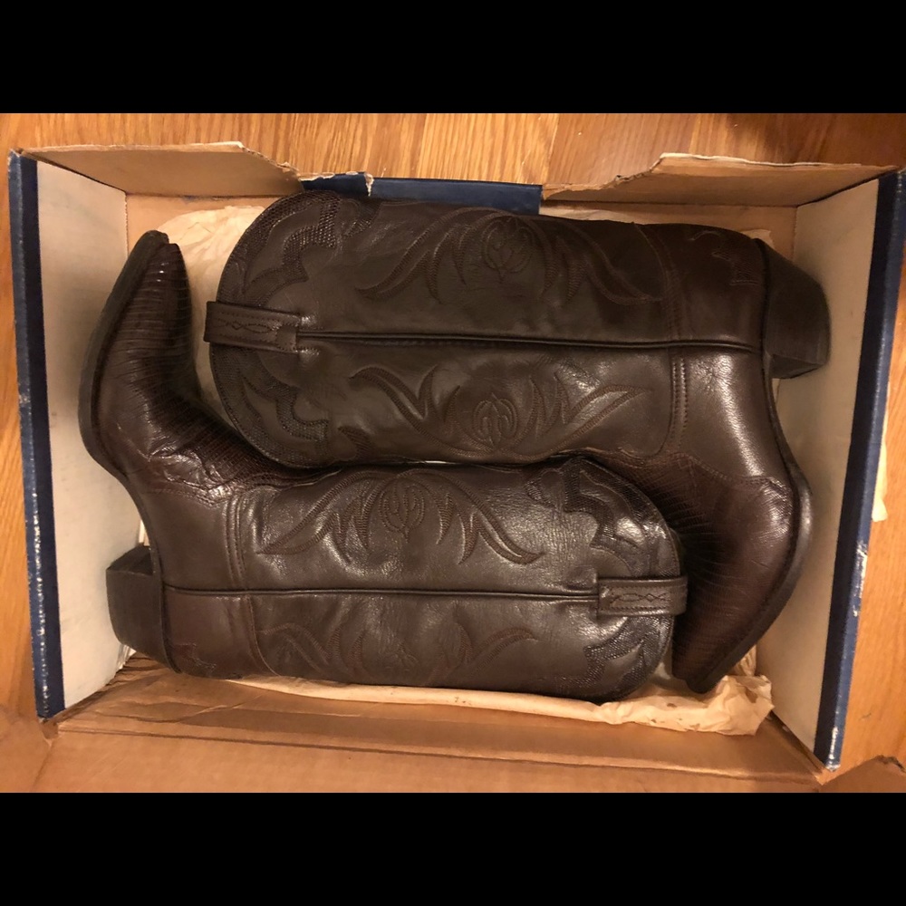 Tony Lama Lizard Cowboy Boot